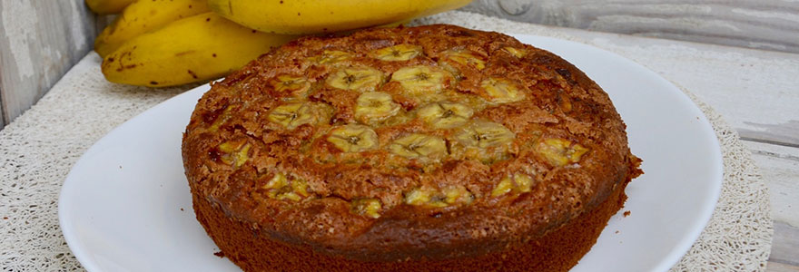 Gâteau au yaourt et à la banane