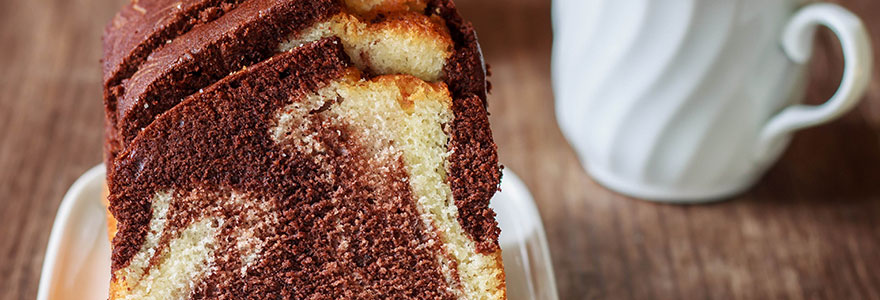 Gâteau au yaourt marbré